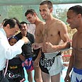 Thai ambassador to Israel with Israeli athletes    