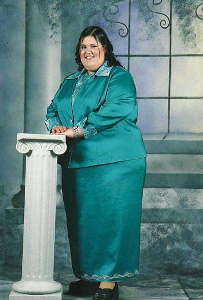 מירב יצחקי לפני הדיאטה. 155 ק"ג (צילום: רוחי וקסמן)