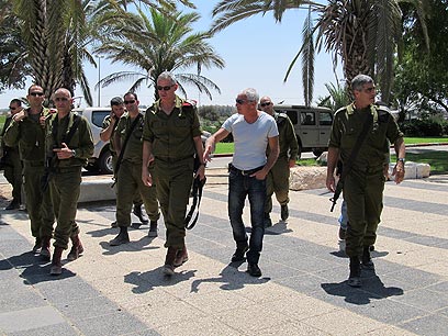 Chief of staff during visit to south (Photo: Ronit Minker)