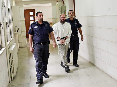 Yaakov Teitel at court Sunday (Photo: Noam Moskowitz) (Photo: Noam Moskowitz)