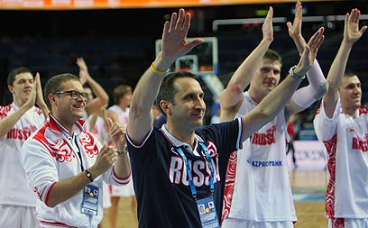 בלאט. שלוש מדליות עם נבחרת רוסיה (צילום: AFP) (צילום: AFP)