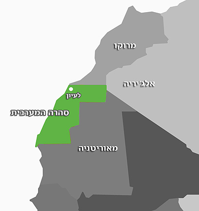 עצמאות, אוטונומיה או סיפוח מלא למרוקו. מפת סהרה המערבית (איור: shutterstock) (איור: shutterstock)
