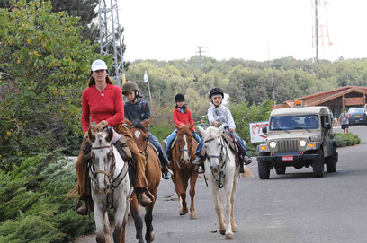 Horseback riding at Mount Odem (Photo: Avihu Shapira) (Photo: Avihu Shapira)