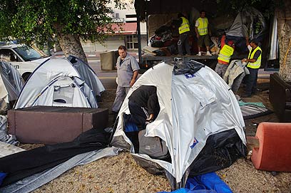מחאת האוהלים. תגובת הממשלה החמירה את המצב (צילום: בן קלמר) (צילום: בן קלמר)