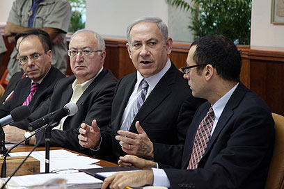 Netanyahu and Trajtenberg last week (Photo: Mark Yisrael Salem)