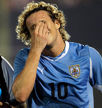 דייגו פורלאן. יחסר לנבחרת אורוגוואי (צילום: רויטרס) (צילום: רויטרס)
