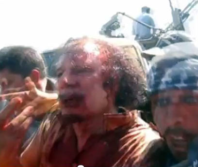 Gaddafi's last moments (Photo: Reuters)