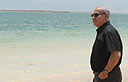 Netanyahu at Dead Sea (Photo: GPO)