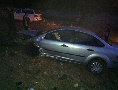 אזור התאונה בדליית אל כרמל, היום (צילום: אתר פאנט) (צילום: אתר פאנט)