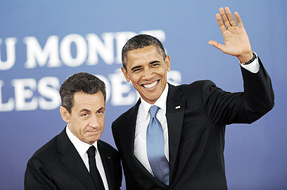 Sarkozy, Obama at G20 conference (Photo: AFP)