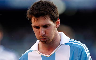"בנבחרת ארגנטינה הוא עדיין מתקשה". מסי (צילום: רויטרס) (צילום: רויטרס)