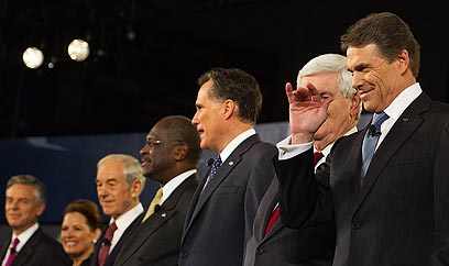 GOP candidates vowed to stop Iran (Photo: AFP)