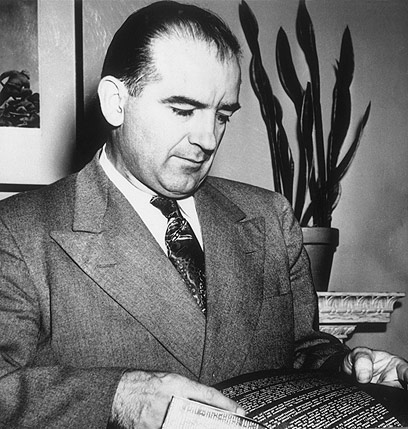 Joseph McCarthy. A danger to democracy, then and now. (Photo: Getty Images)