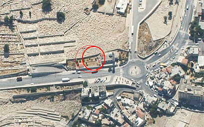 ממעוף הציפור. חריגת המסגד (צילום: קרן לאדמות ישראל) (צילום: קרן לאדמות ישראל)