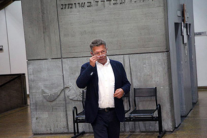 Arcadi Gaydamak in a Tel Aviv court in 2011 (Photo: Motti Kimchi)
