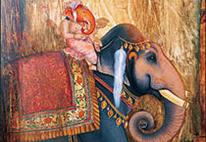 "Ganesh Goes To Lunch". להתחבר לעולמם של האלים  (עטיפת הספר) (עטיפת הספר)