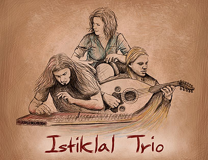 עטיפת האלבום של Istiklal Trio. נעימות של מוזיקה אתנית (עטיפת האלבום) (עטיפת האלבום)