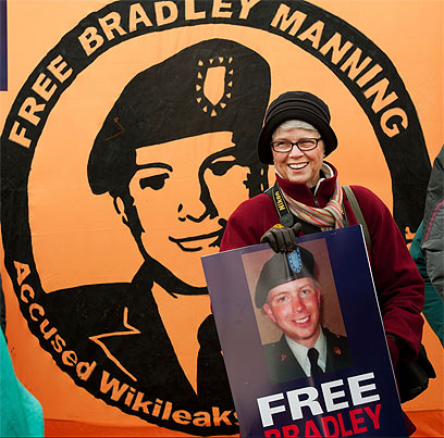 "שחררו את ברדלי מנינג". ארכיון (צילום: AFP) (צילום: AFP)