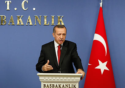 ראש ממשלת טורקיה ארדואן הערב. עוד חזית דיפלומטית (צילום: רויטרס) (צילום: רויטרס)