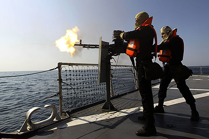 "מי שיתעמת איתנו יישא במחיר כבד". תרגיל חיל הים האיראני (צילום: MCT) (צילום: MCT)