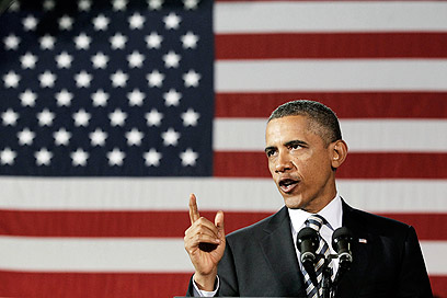 מברך על הסנקציות נגד טהרן. אובמה (צילום: AP) (צילום: AP)