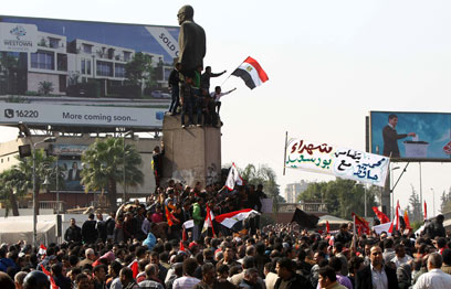 המהומות בפורט סעיד לאחר גזר הדין (צילום: AFP) (צילום: AFP)