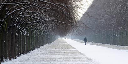 החורף הגרמני עובר בשדרה (צילום: EPA) (צילום: EPA)
