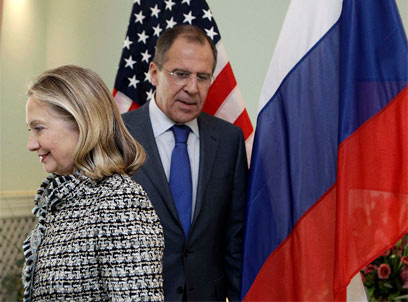 קלינטון אמרה שרוסיה וסין "ישלמו מחיר" על השימוש בווטו במועצת הביטחון (צילום: AP) (צילום: AP)