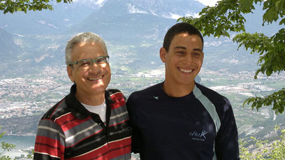 דביר ואביו רון בטיול באיטליה ()