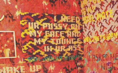 תמונה מהבטאון. מילים גסות (צילום: מתוך הבטאון)