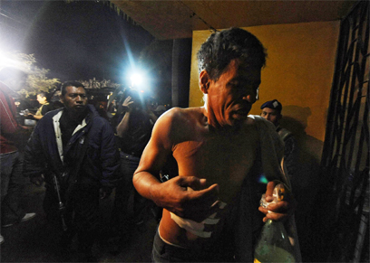 מדינה אלימה, בתי סוהר צפופים. אחד האסירים שניצלו בשריפה (צילום: AFP) (צילום: AFP)