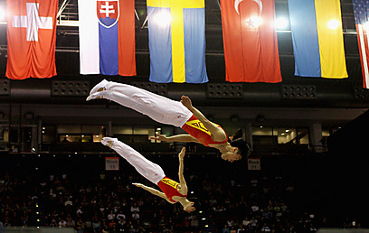 ההופעה הראשונה של הטרמפולינה הייתה במשחקי סידני 2000 (צילום: Getty Images) (צילום: Getty Images)