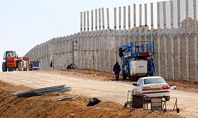 הגדר בגבול מצרים (צילום: הרצל יוסף) (צילום: הרצל יוסף)
