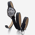 ארוך רצועה ואלגנטי. DVF BLACK SUTRA לה.שטרן