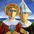 Painting by Yosl Bergner