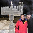 Menorah of Ice