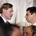 Deputy Secretary of State Robert Zoellick (L) and Ambassador Danny Ayalon