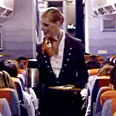 Israir flight attendant. 'Not at all service oriented' (archives) 