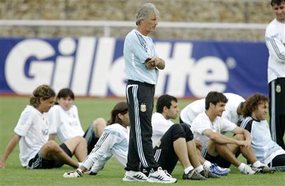 פקרמן עם נבחרת ארגנטינה במונדיאל 2006 (צילום: איי פי) (צילום: איי פי)