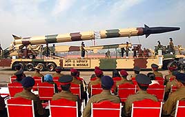 הטיל "אגני 3". (ארכיון)