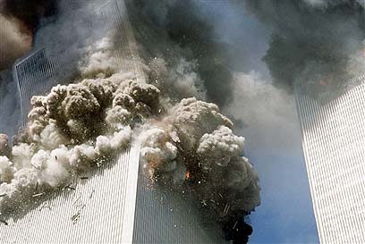 First tower begins to collpase 9/11 (Photo: AP) (Photo: AP)