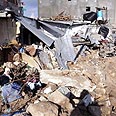 ההרס בבית חנון. לא סייע