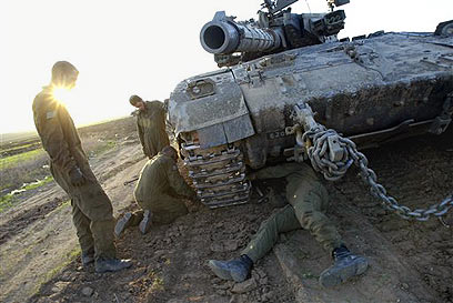 כוח צה"ל בכניסה לעזה