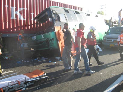 זירת התאונה במאי 2010 (צילום: מוחמד שינאווי) (צילום: מוחמד שינאווי)