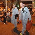 אנשי זיהוי פלילי באו לזירה (ארכיון)                           