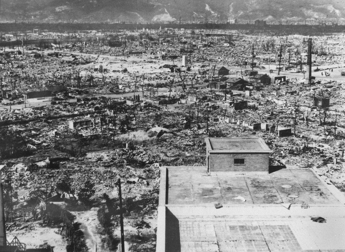 ההרס בהירושימה לאחר הטלת הפצצה. מה היה קורה בארה"ב? (צילום: AFP) (צילום: AFP)