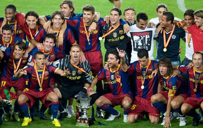 ברצלונה ב-2010. נבחרת ספרד קיבלה השראה מהטיקי טקה (צילום: AP) (צילום: AP)