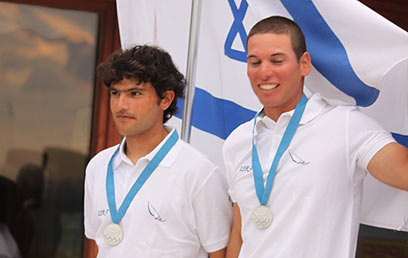 בשנתם הראשונה יחד זכו קליגר וסלע במדליית הכסף באליפות אירופה באיסטנבול 2010 (צילום: אילן תשתש) (צילום: אילן תשתש)