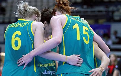נבחרת הנשים של אוסטרליה באולימפיאדה (באדיבות פיב"א אירופה) (באדיבות פיב