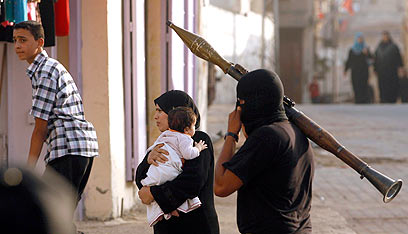 פעיל הג'יהאד האיסלאמי בעזה (צילום: AP) (צילום: AP)